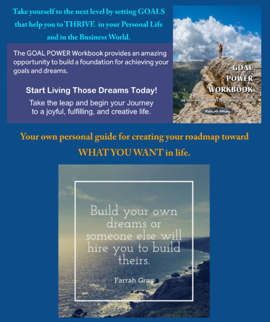 Goal Power Printable Workbook provides an amazing opportunity to build a foundation for achieving your goals and dreams by WaldenArts Publishing